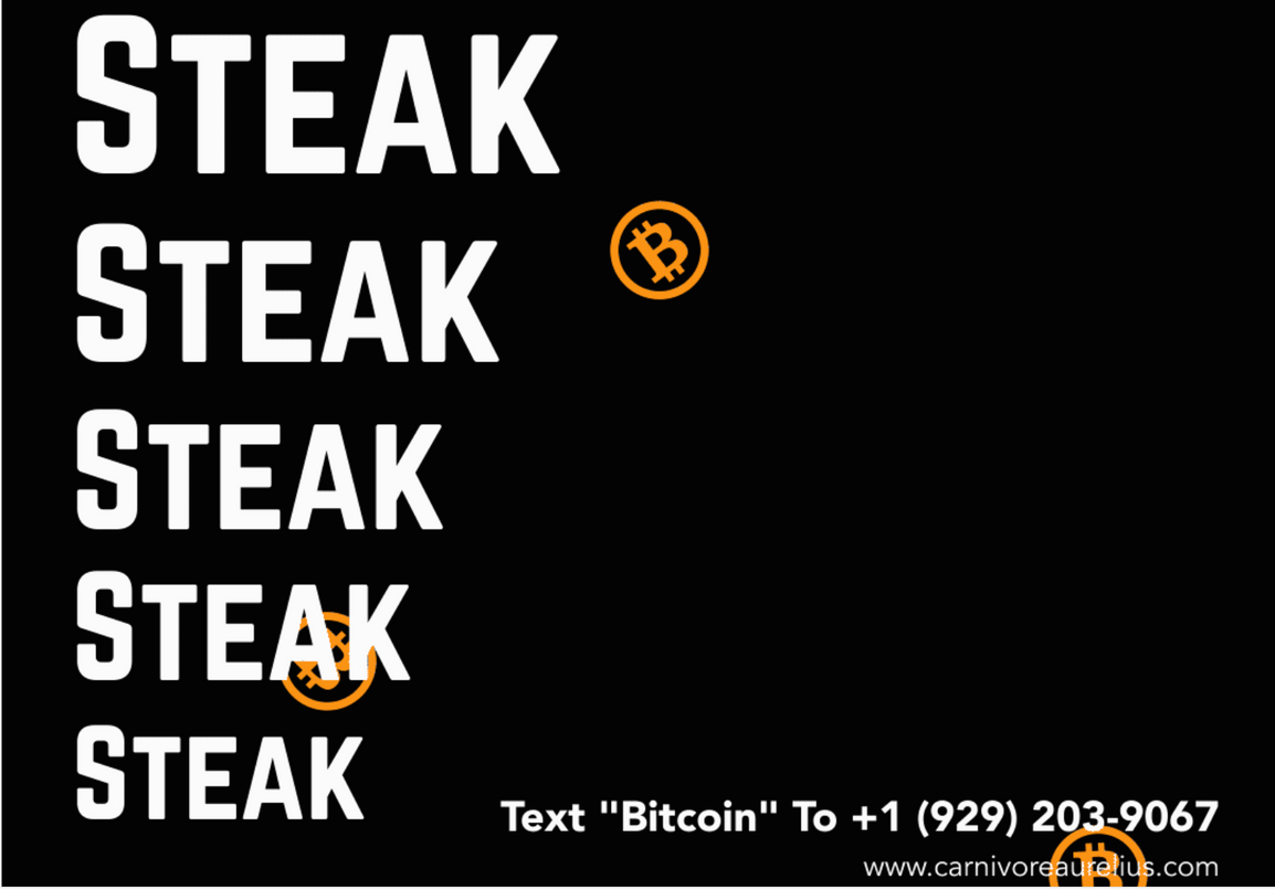 Stacking Steaks: $15,000 Bitcoin Giveaway