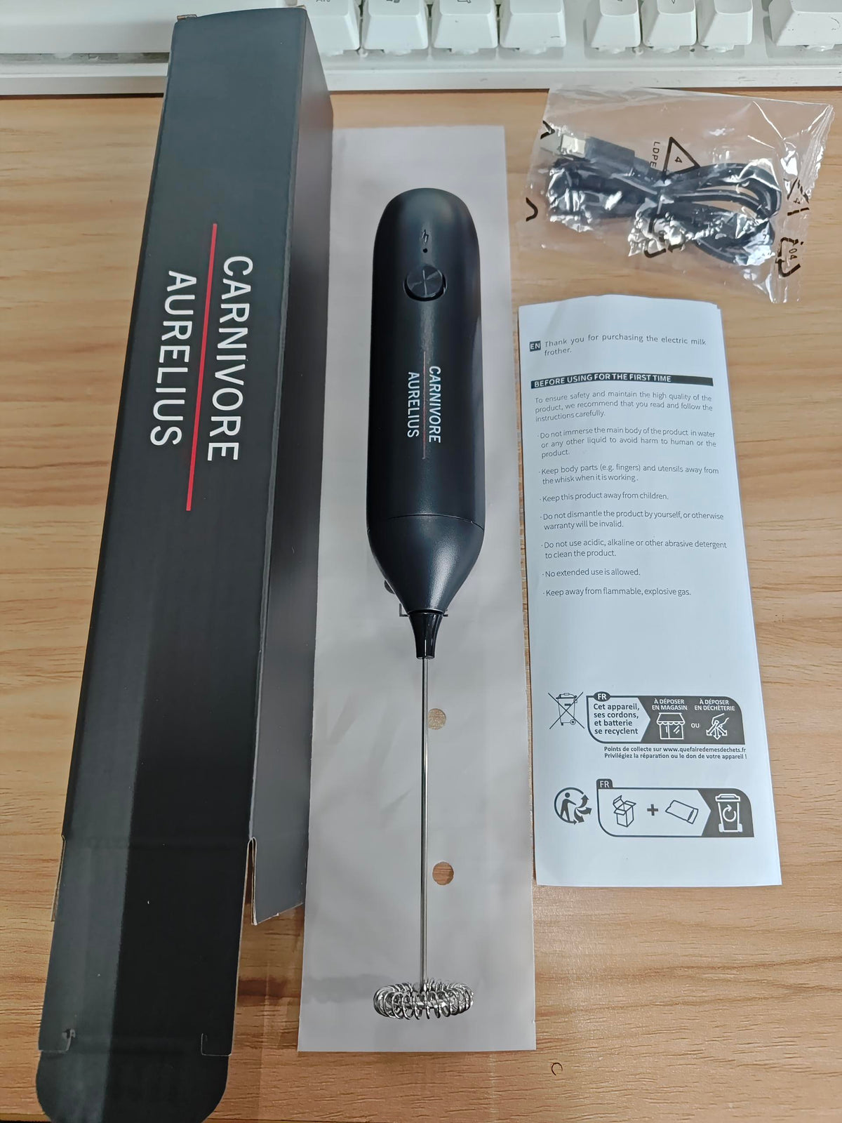 Rechargeable Frother