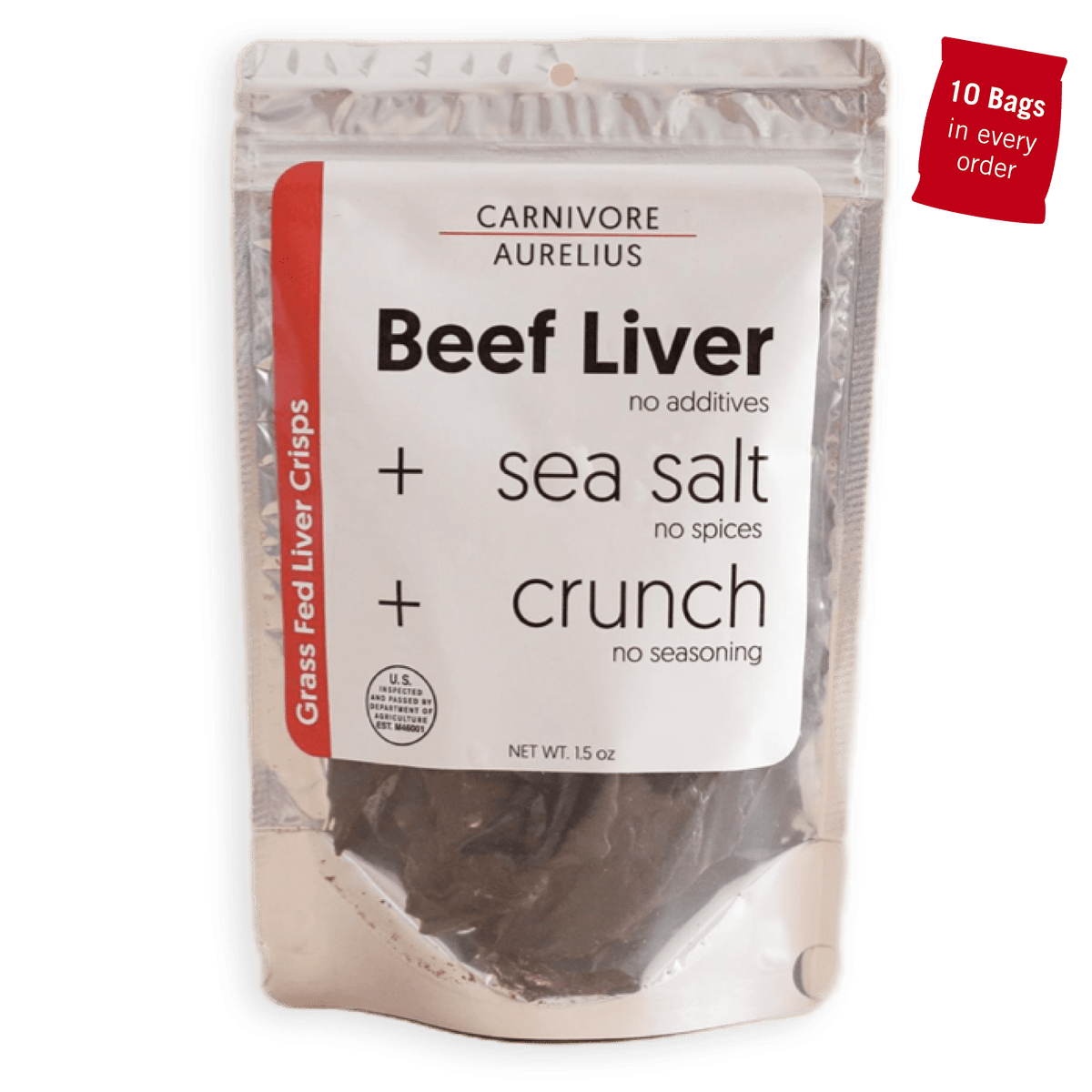 Beef Liver Crisps (10 Bags)