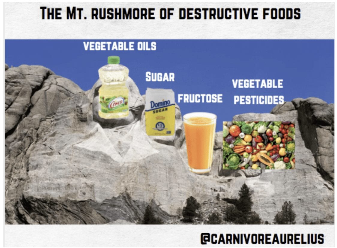 Carnivore Aurelius Mt. Rushmore of Destructive Foods